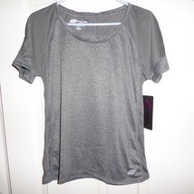 New with Tags XL Skechers Gray Sport Short Sleeve Athletic Top - Retail $30 - $12.87