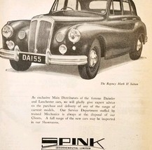 1954 Daimler Regency Mark II  Import Advertisement Spinx Ltd Automobilia... - $550.29 MXN