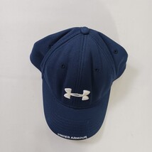 Under Armour Men's Back Fitted Blue Baseball Cap Hat Size Large  image 10