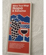 Spring 1981 Map &amp; Guide of Napa &amp; Sonoma Wine Country, California, by Co... - £8.83 GBP