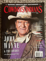 COWBOYS &amp; INDIANS Magazine February March 2022 John Wayne Taylor Sherida... - $2.96