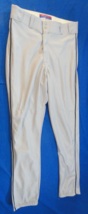 Fabnit Team Gear Gray Baseball Softball Sport Game Athletic Pants Adult Large - £15.62 GBP