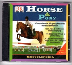 DK Horse &amp; Pony Encyclopedia (PC-CD, 2007) Windows 95-Vista - NEW in Jewel Case - £3.53 GBP