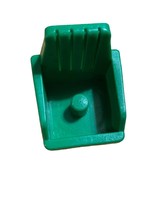 Vintage Plastic Green Chair Fisher Price Little People Made In Hong Kong - £7.84 GBP