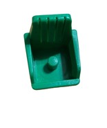 Vintage Plastic Green Chair Fisher Price Little People Made In Hong Kong - £7.78 GBP