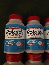 2 Rolaids Multi-symptom Advanced Antiacid + Anti-gas 60 chewable  tablet... - $19.44