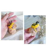 Capybara in hat toy keychain Funny handmade BFF bag ornament Woman handb... - $331.98 MXN