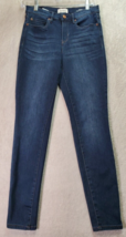 Nicole Miller Jeggings Jeans Womens Size 4 Dark Blue Denim Soho High Rise Skinny - £18.10 GBP