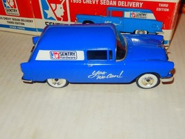 Vintage DIECAST- Sentry HARDWARE- 1955 Chevy Delivery Sedan - 1/25TH - Boxed J81 - $5.57