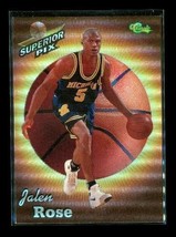 1994-95 Classic Superior Pix Basketball Card #12 Of 30 Jalen Rose Wolverines - £3.79 GBP