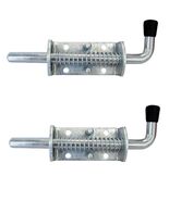 7&quot; Sliding Spring Latch Loaded Barrel Trailer Gate Pin 7/16 Pin Zinc Pla... - $404.91 MXN
