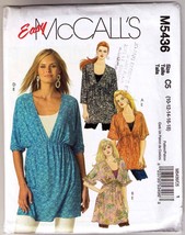 Misses & Women's Tunics & Knit Top 2007 Mc Call's Pattern 5436 Size 10-18 Uncut - £9.41 GBP