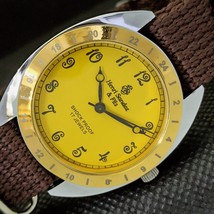 Mechanical Henri Sandoz &amp; Fils Vintage Swiss Mens Yellow Watch 566a-a299874-6 - £19.91 GBP