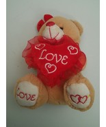 001B Stuffed B&amp;B Toymaker Love Bear Vintage? Cute 8&quot; Tall - £5.57 GBP