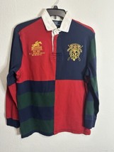 Polo Ralph Lauren Men&#39;s Colorblock Polo Rugby Jockey Club Embroidered Sh... - $59.39