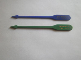 Iacomini&#39;s Fine Foods Lounge Swizzle Sticks Drink Spears Set of 2 Akron Ohio? - £7.90 GBP