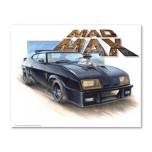 Signed MAD MAX FORD FALCON Pursuit Special Poster Print Wall Art 11x14 U... - $449.81 MXN