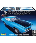 Revell 1970 Ford Torino Cobra Plastic Model Kit 1/24 Scale #85-4534 Sealed - $31.49