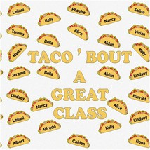 Taco Fiesta Fun Pack - 48 Pcs Taco Cutouts &amp; Mexican Party Decorations for Cinco - $24.74