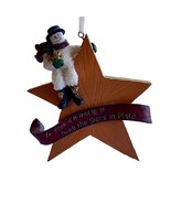 Christmas Ornament It Took A Miracle To Hang The Stars Glitter Snowman D... - $271.01 MXN