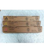 New Lot of 3 Ricoh Print Cartridges Yellow Cyan Black 842307 842308 842309  - $234.36 CAD