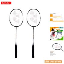 ZR 100 Light Aluminum Badminton Racquet Set for Beginners and Intermedia... - $90.04