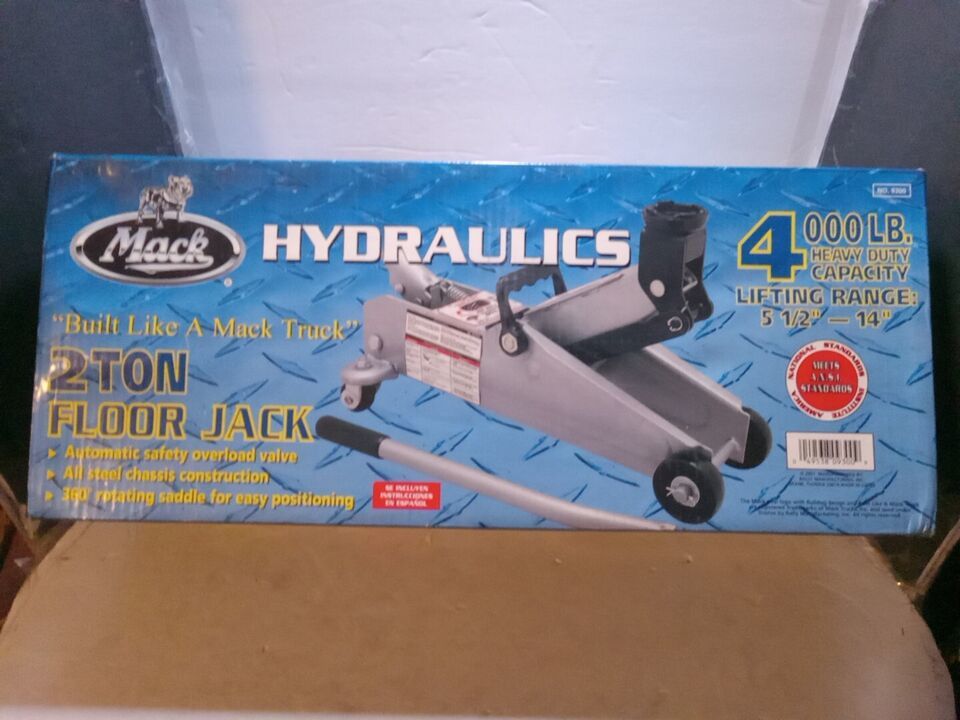 MACK Floor Jack 4000 Lb  Heavy duty Capacity hydraulic Floor Jack With handle - $49.49