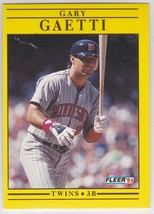 M) 1991 Fleer Baseball Trading Card - Gary Gaetti #609 - £1.57 GBP