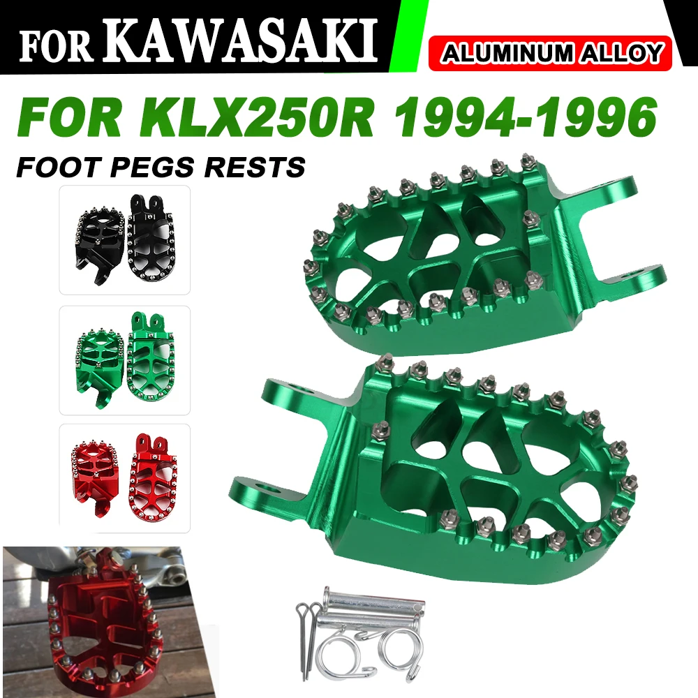 Footrest Footpegs Foot Pegs Rest Pedal For KAWASAKI KLX250R KLX 250R 250... - $34.69+
