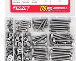 Heavy Duty Assortment Kit Of 176 Pcs., 304 Stainless Steel, 9 Most Commo... - $44.92