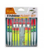 15-Piece Fishing Floats Set - One Item - £9.74 GBP