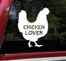 Chicken Lover Vinyl Decal - Farm Bird Hen Rooster Coop Chick - Die Cut Sticker - £4.01 GBP+