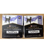 2x Purina Pro Plan FortiFlora Veterinary Probiotic CAT supplement - 30 S... - $543.11 MXN