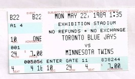 1989 Twins @ Blue Jays Ticket Stub McGriff HR May 22nd Sky Dome - £7.09 GBP