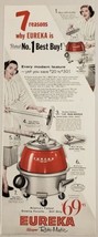 1955 Print Ad Eureka Super Roto-Matic Vacuum Cleaners Bloomington,Illinois - £9.67 GBP