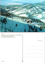 Colorado Vail Mountain Mid Vail Ski Area Vail Village Chair Lift VTG Postcard - £7.36 GBP
