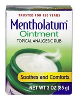 Mentholatum, Ointment, Topical Analgesic Rub, 1 oz, 3 oz ( NEW ) - $9.89+