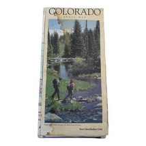Vintage Colorado Map Scenic Photos Hiking Fishing Souvenir Road Travel READ - £7.46 GBP