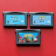 Paws &amp; Claws: Dogs Cats Pet Resort Vet Nintendo Game Boy Advance Lot 3 G... - $23.38