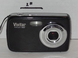 Vivitar ViviCam 7022 7.1MP Digital Camera black Tested Works - £37.00 GBP