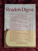 Reader&#39;s Digest November 1945 Ira Wolfert Margaret Hastings Mackinlay Kantor - £6.04 GBP