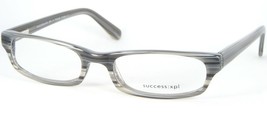 New Success Xpl SPL-11 Grey Striped Eyeglasses Glasses Frame 49-18-135mm - $20.79