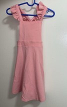 Heart &amp; Arrow Girls Summer Dress Size 4 Bubblegum Pink Waist 20” To 22” - £6.00 GBP