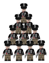 The Napoleonic Wars Prussian Totenkopf Hussars Army 10 Minifigure Set - $19.89
