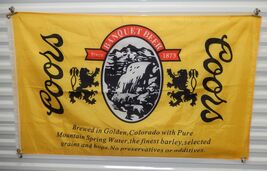 Coors Banquet Beer 3' x 5' Ft Nylon Premium Indoor Outdoor Embroidered Flag - $49.45