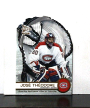 2001-02 Pacific Prism Gold McDonald&#39;s Glove Side Net-Fusions Jose Theodore #3 - £4.70 GBP