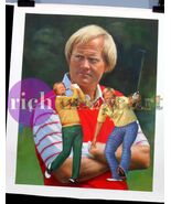 Jack Nicklaus PGA Golf Pro Professional Golfer Champion Original Painting 1 - $5,255.70 CAD