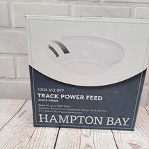 Hampton Bay Track Lighting Linear Floating Power Feed Connector 2400W White - $12.21