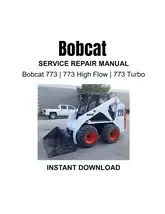 Bobcat 773 / 773 High Flow / 773 Turbo Skid Steer Loader Service Repair ... - €3,65 EUR