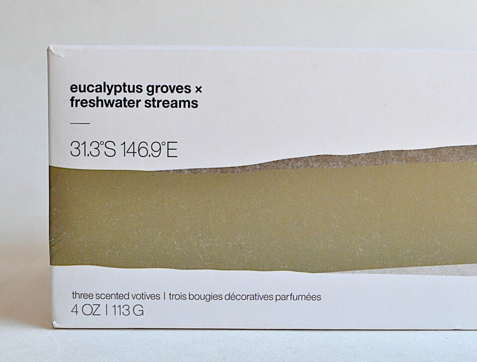 Crate & Barrel Scented Candles Eucalyptus Groves Freshwater Streams Gibson Dehn Item image 5